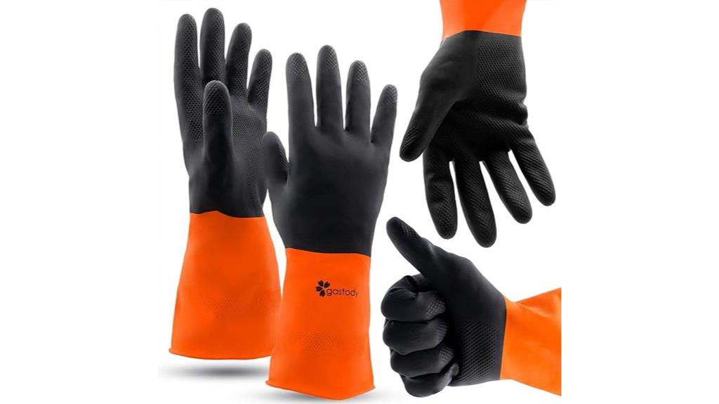 chemical resistant work gloves