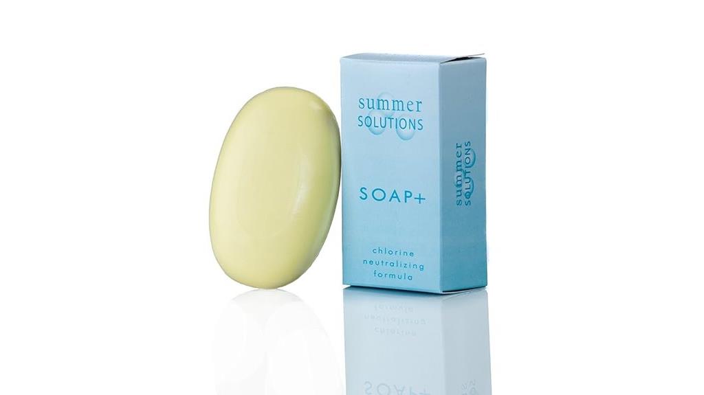 chlorine neutralizing soap bar