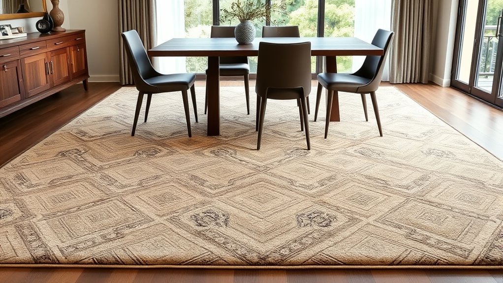 choose appropriate rug size