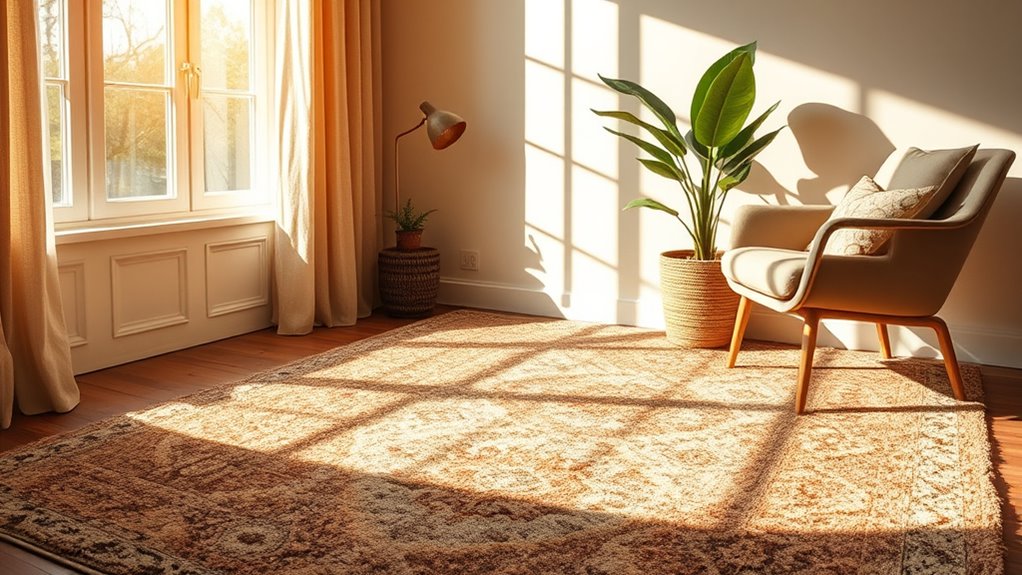 choose dense textured rugs