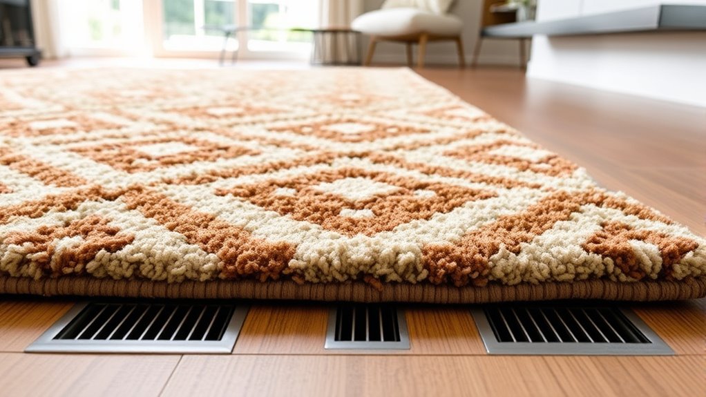 choose heat friendly rug patterns