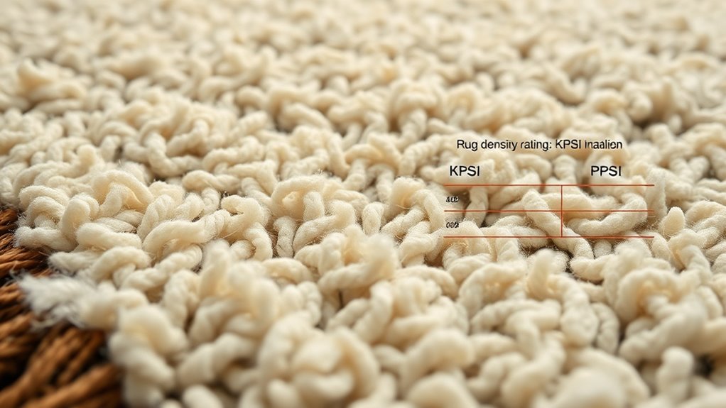 choose rug density carefully