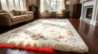 choose rugs for heated floors