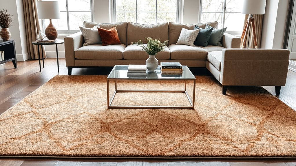 choose the correct rug size