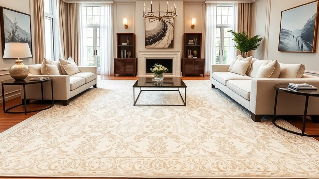 choosing practical elegant rug