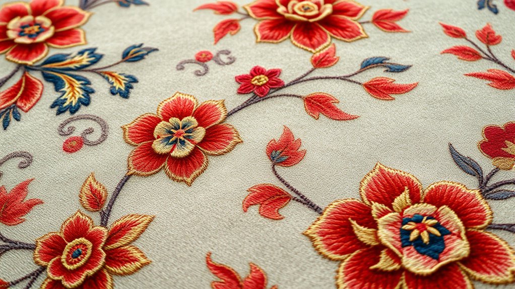 choosing quality floral silk carpets