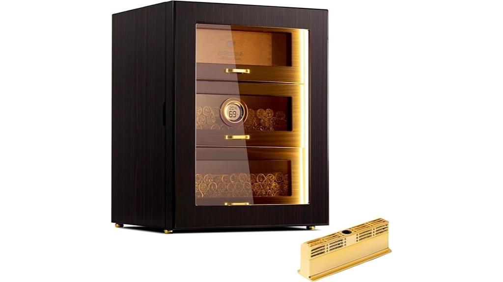 cigar humidor cabinet features