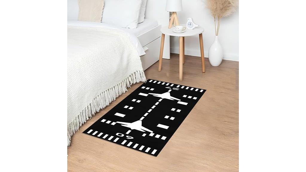 colorful aviation area rug