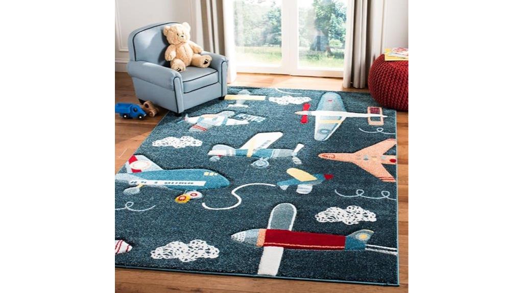 colorful kids accent rug