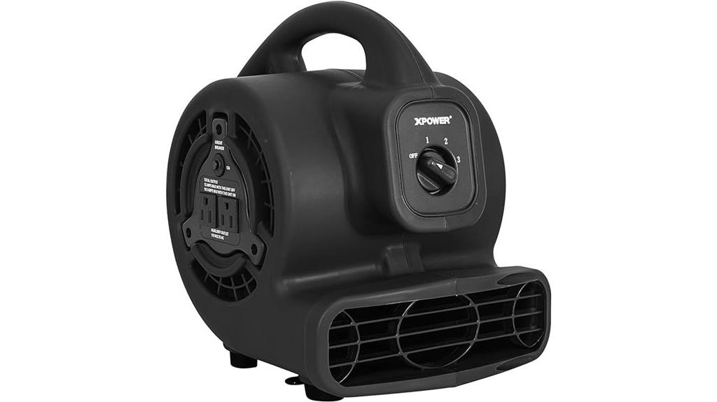 compact powerful air circulator