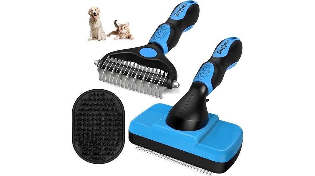 complete grooming brush set