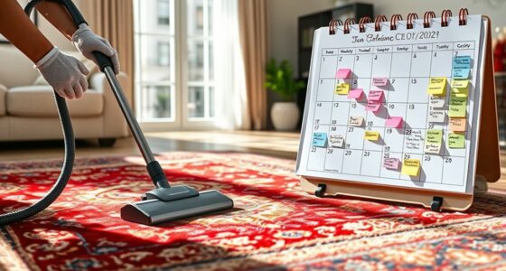 comprehensive rug maintenance schedule
