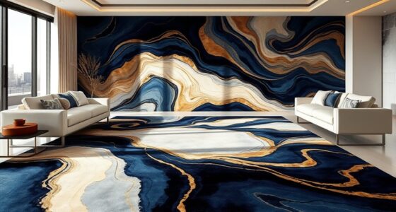 contemporary abstract silk rugs