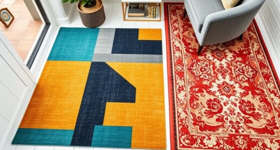 contemporary vs classic rug designs