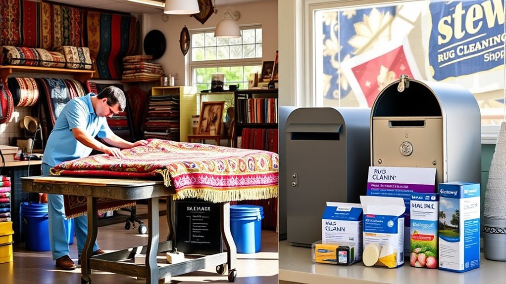 convenient rug cleaning options