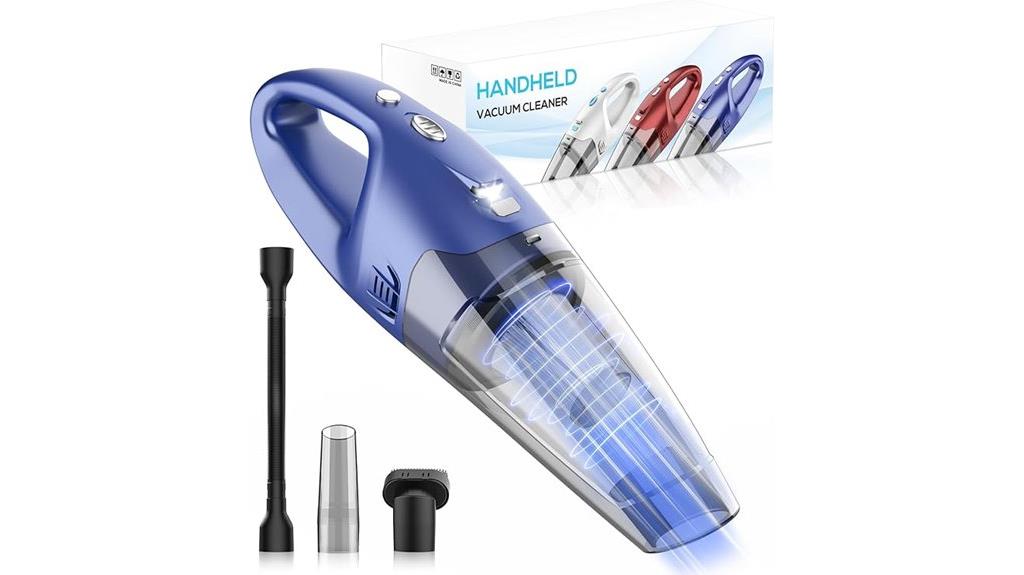 cordless led handheld vacuum