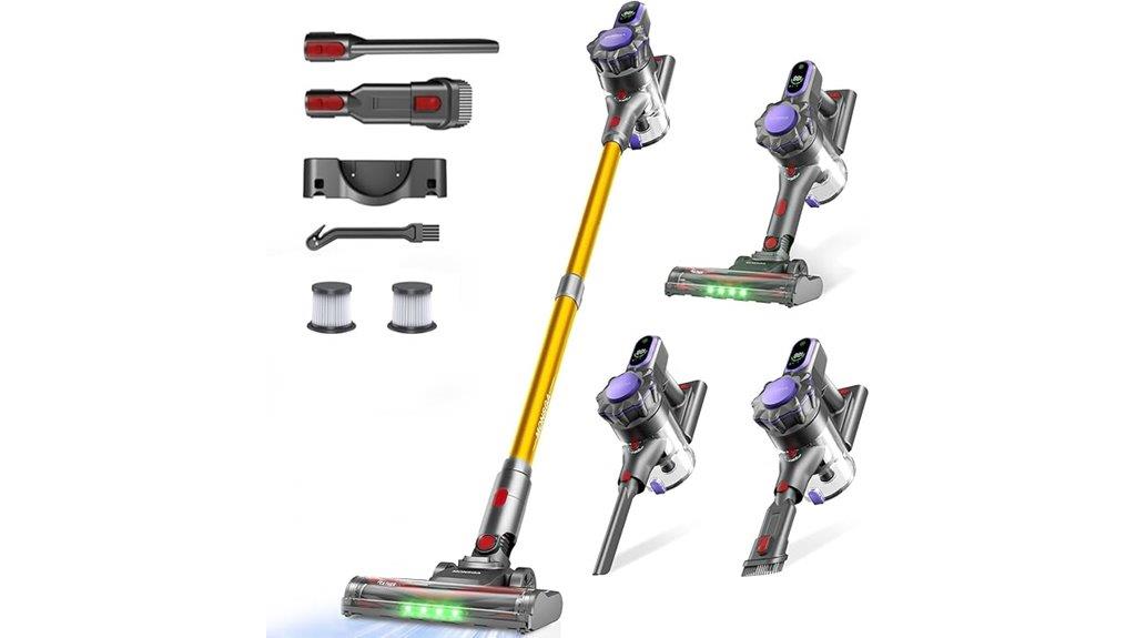 cordless vacuum with led