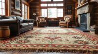 cozy durable lodge rugs