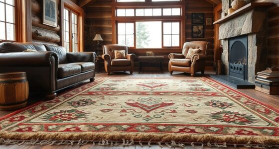 cozy durable lodge rugs