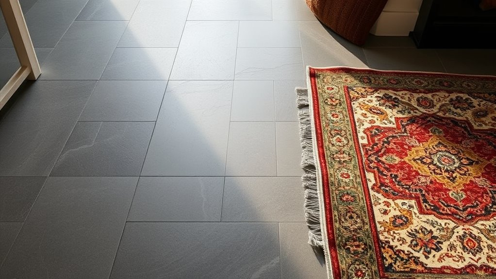 creative floor covering layering