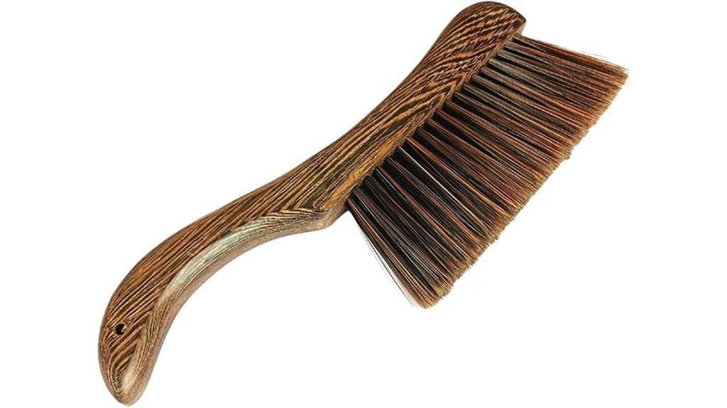 curved handle dust brush