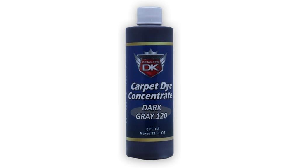 dark gray carpet dye
