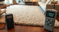 decibel reduction with rugs