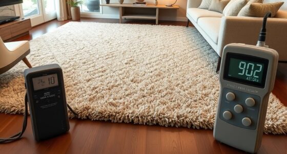 decibel reduction with rugs