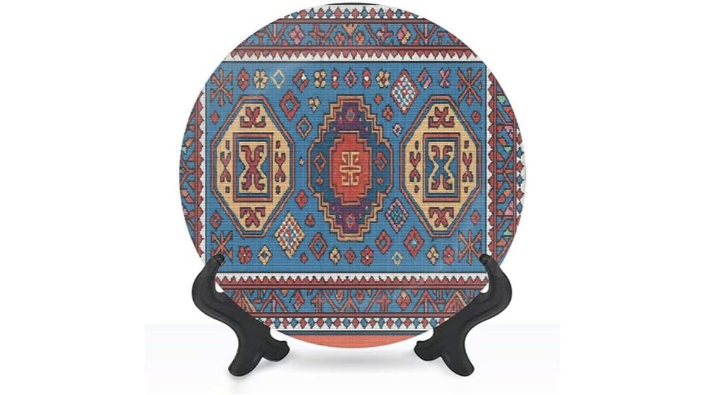 decorative mosaic plate display