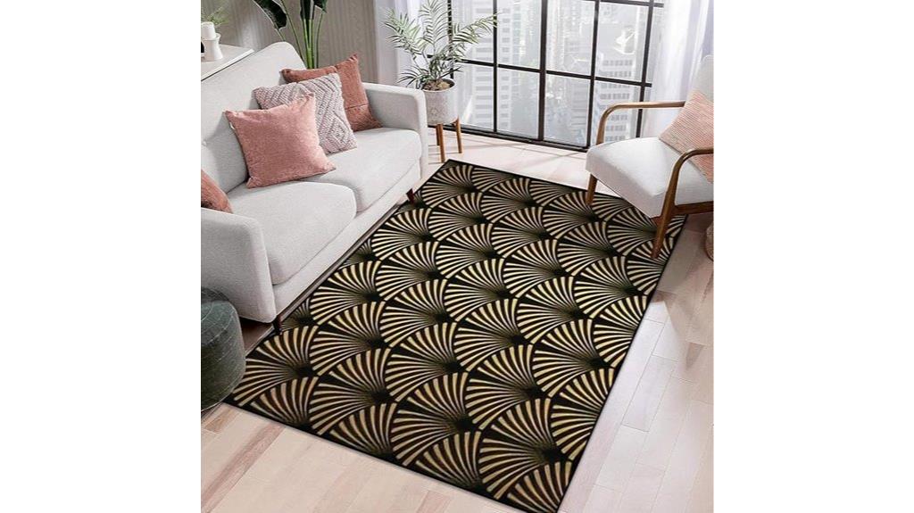 decorative non slip washable rug