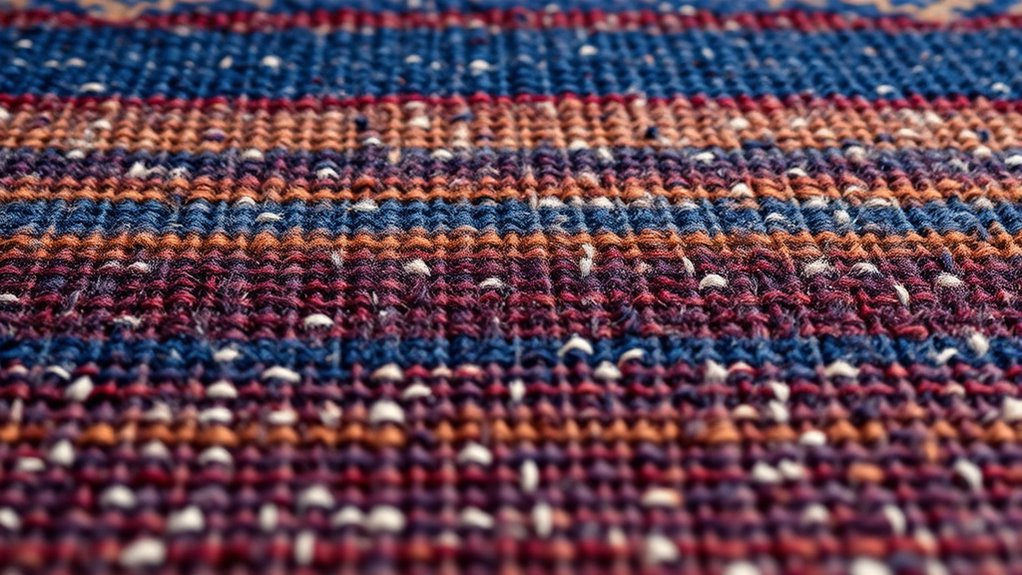 detecting rug color variations