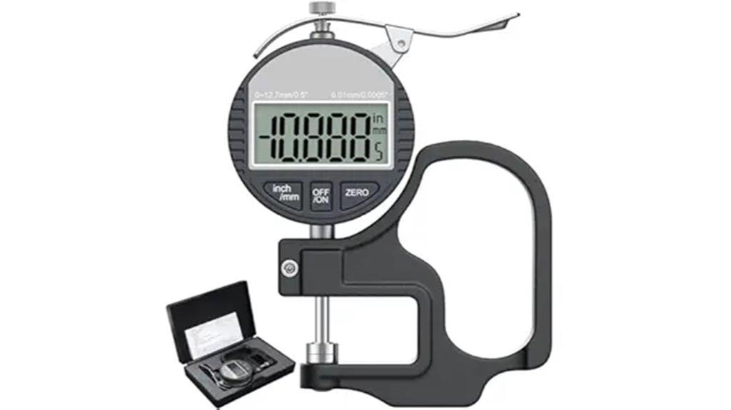 digital thickness gauge specifications