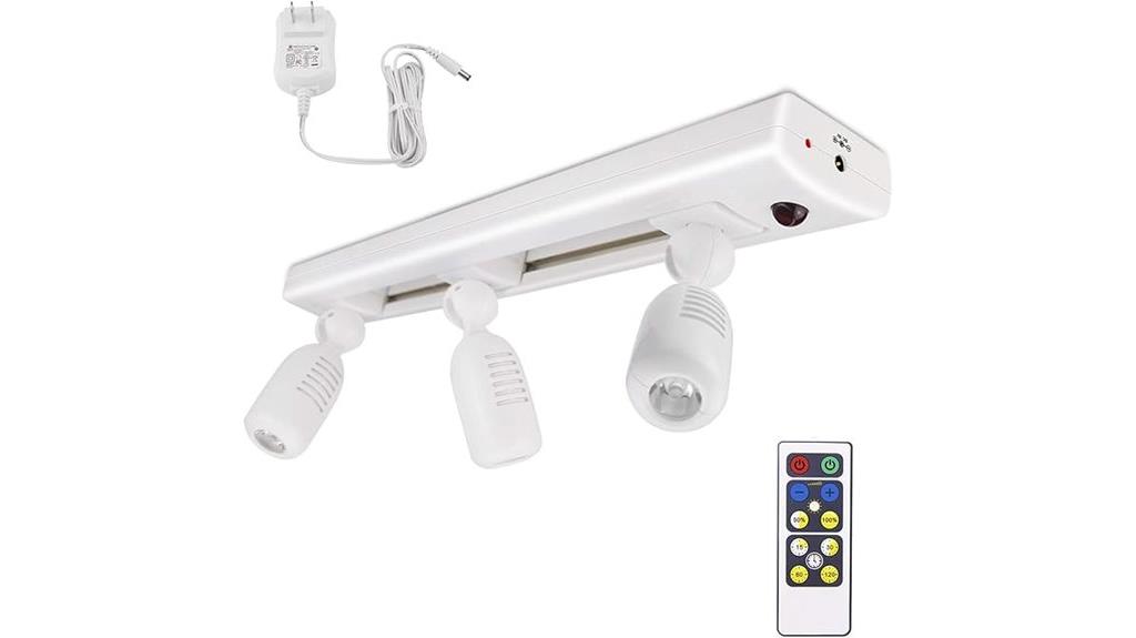dimmable rotatable track lighting