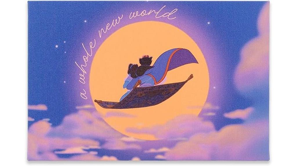 disney aladdin carpet art