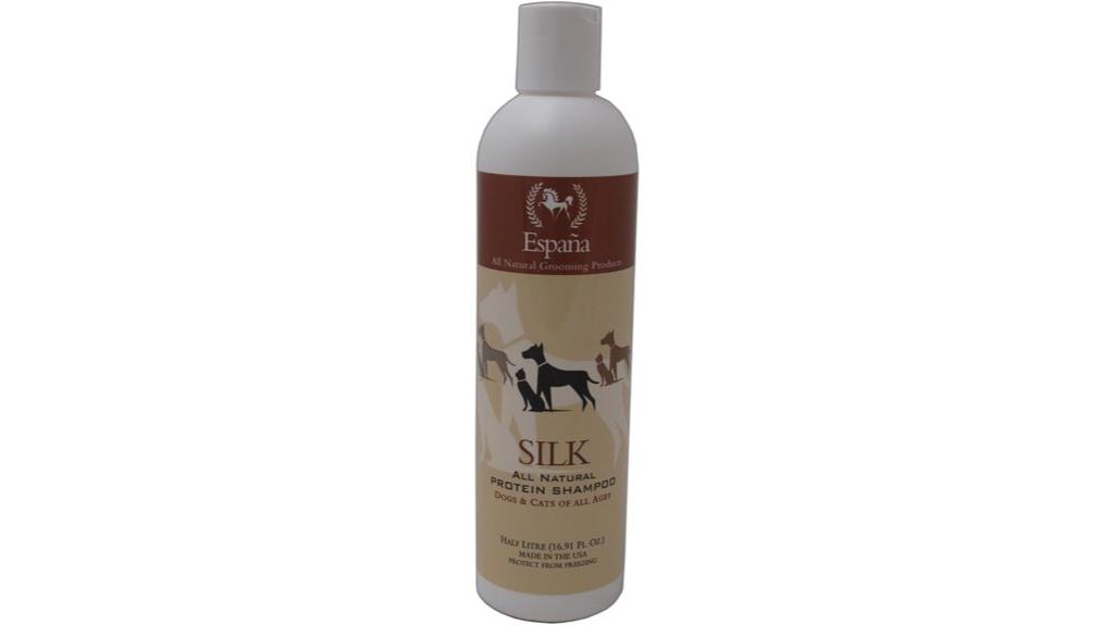 dog and cat silk shampoo