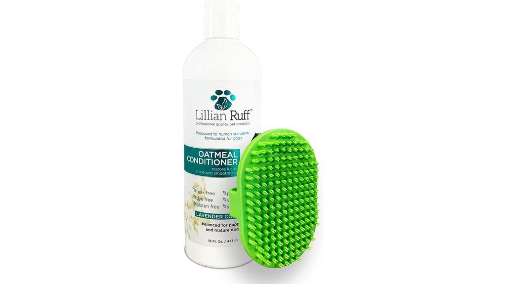 dog calming oatmeal conditioner