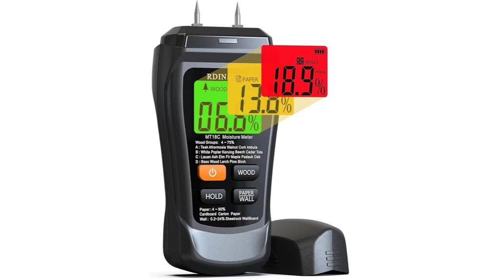 drywall and wood moisture meter
