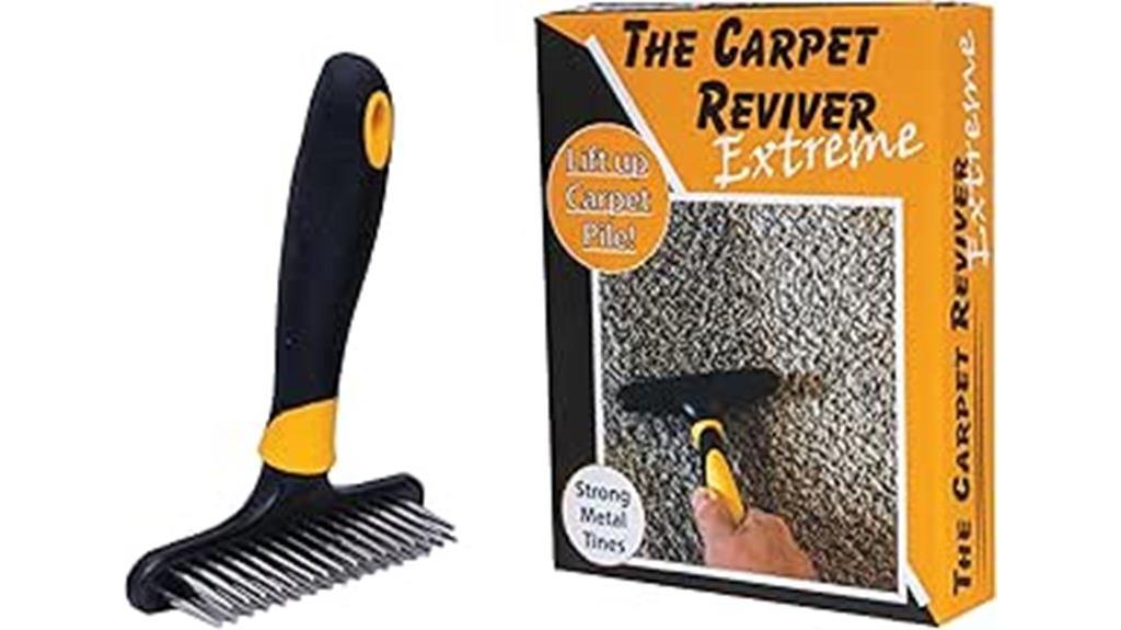 dual action carpet brush