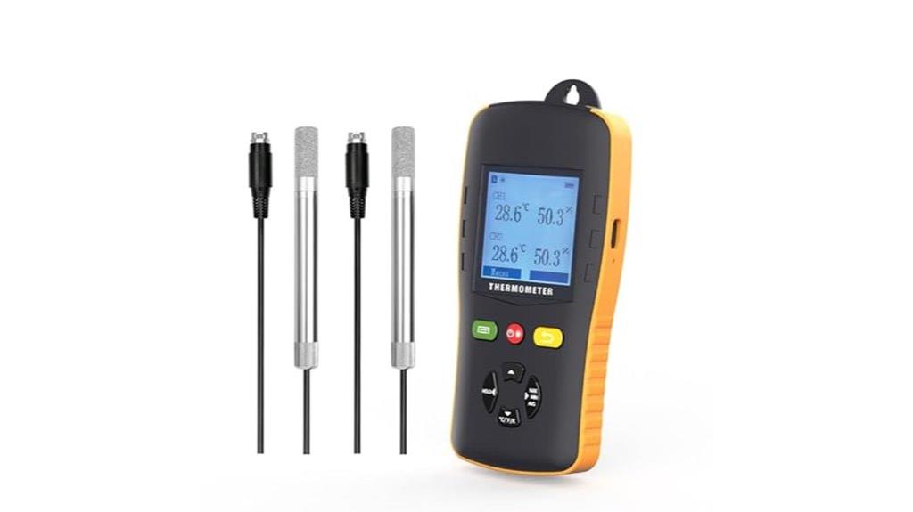 dual channel climate data logger