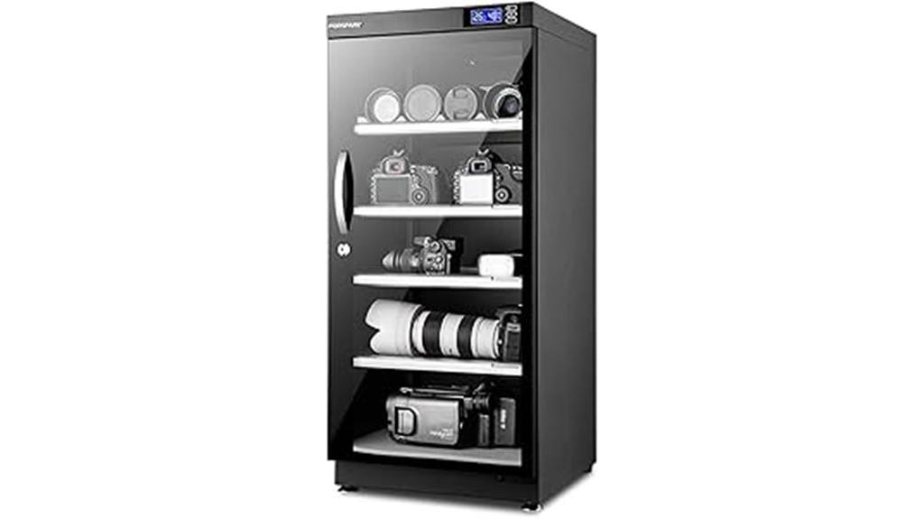 dual core 125l camera dry cabinet