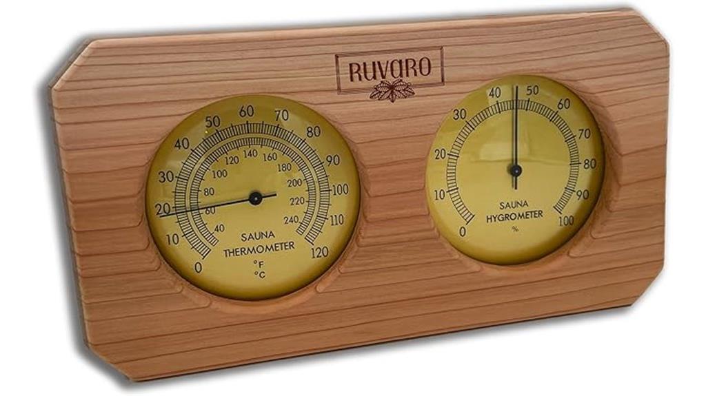 dual sauna temp gauge