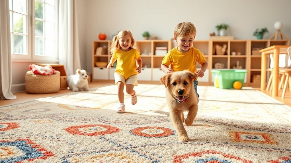 durable rugs for families