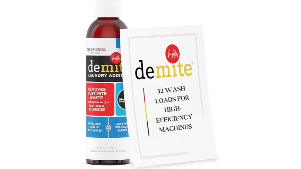 dust mite waste removal