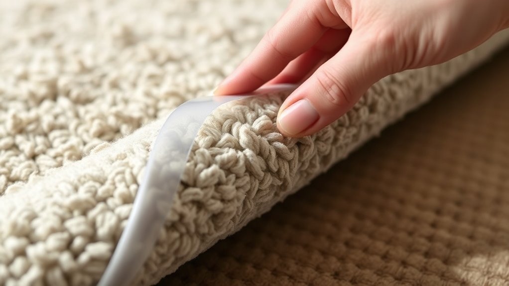 easy clean rug protection