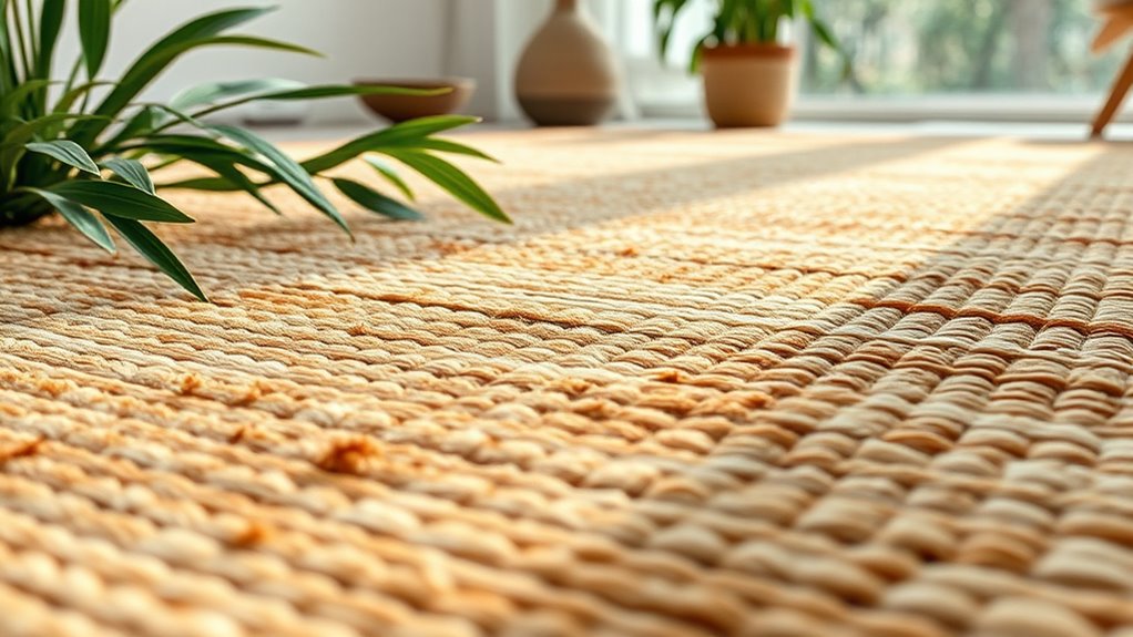 eco friendly bamboo silk rugs