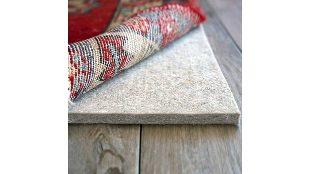 eco friendly cushioned rug pad