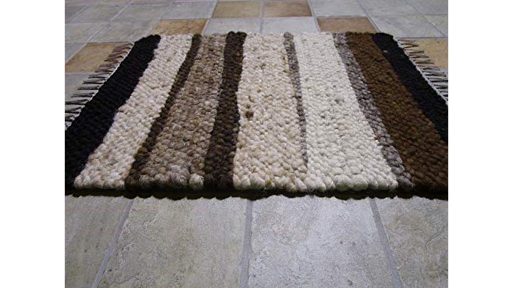eco friendly hypoallergenic alpaca rug