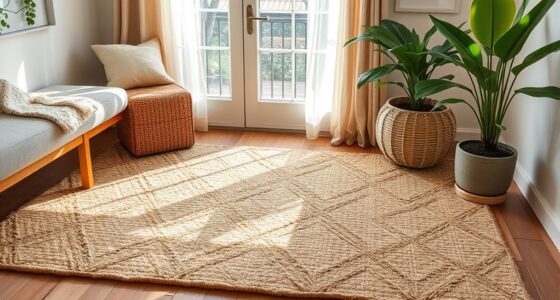 eco friendly jute wool rugs