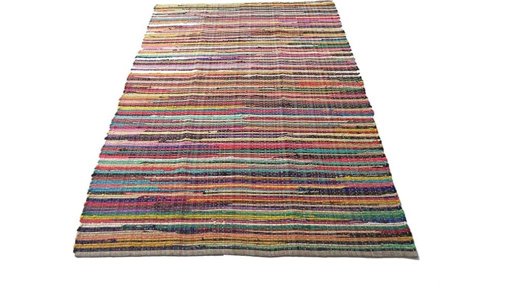 eco friendly recycled cotton rug