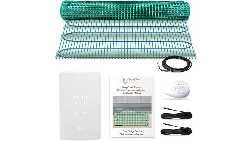electric heated floor mat